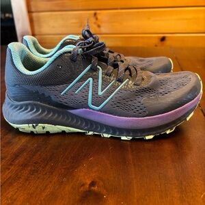 New Balance Women's Gray and Purple Running Shoes